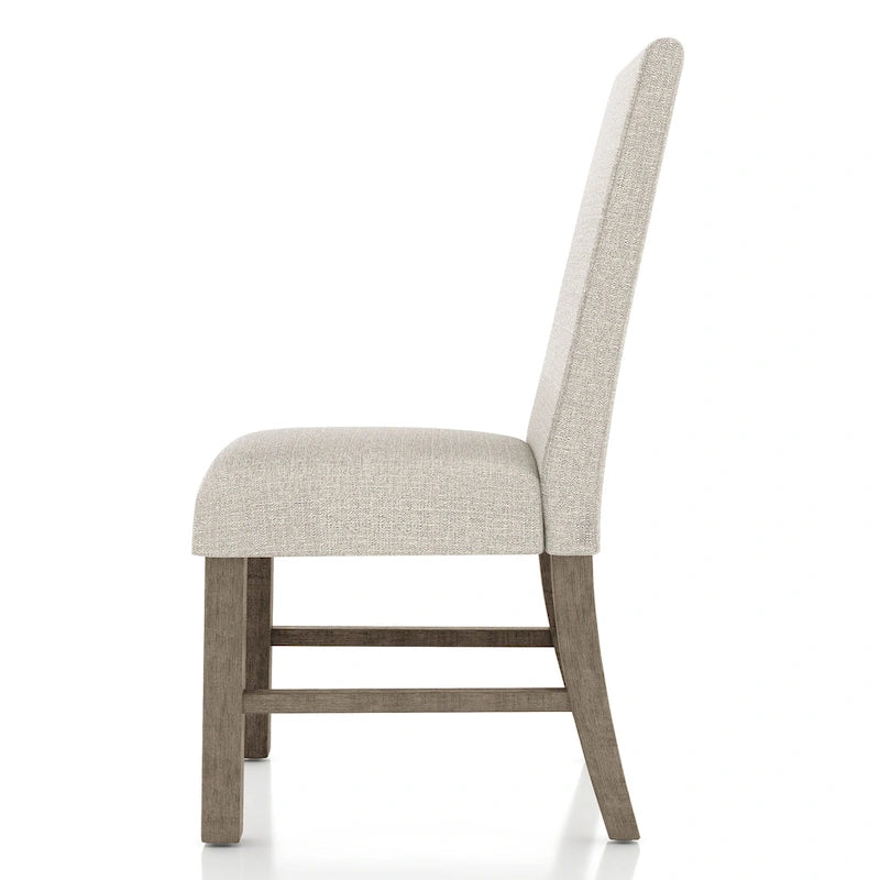 Ensemble de salle à manger 5 pièces en bois gris rustique Jusk par Furniture of America