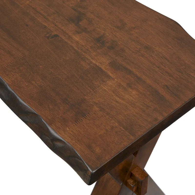 Ensemble de salle à manger 4 pièces en bois massif Simple Living Mandeville avec banc