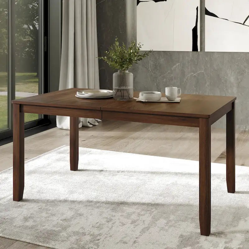 Ensemble de salle à manger en bois de 7 pièces CraftPorch Mid-Century Modern