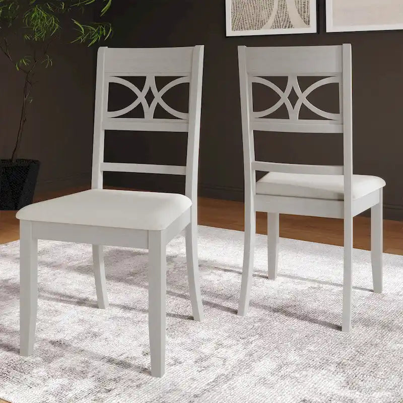 Ensemble de salle à manger en bois de 7 pièces CraftPorch Mid-Century Modern