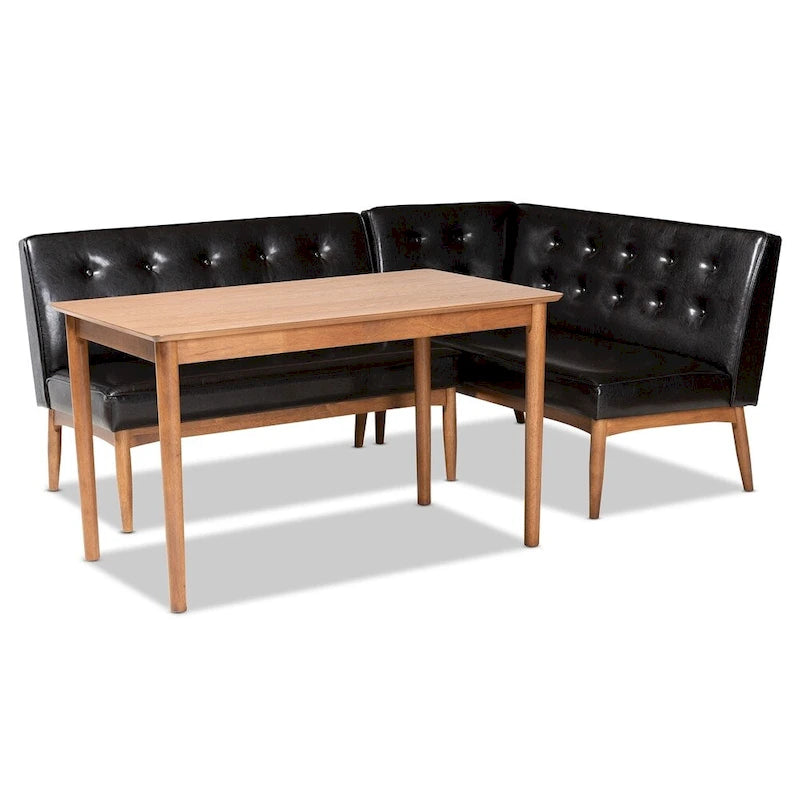 Ensemble banquette de salle à manger 3 pièces Carson Carrington Isaksbo