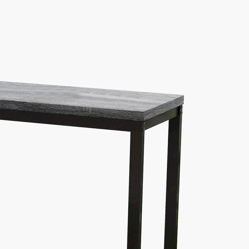 Table de salle à manger de conception moderne, table de pub, ensemble de longue table à manger avec 3 tabourets, assemblage facile