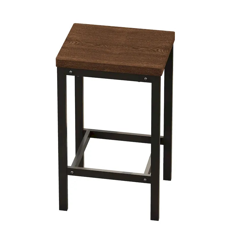 Table de salle à manger de conception moderne, table de pub, ensemble de longue table à manger avec 3 tabourets, assemblage facile