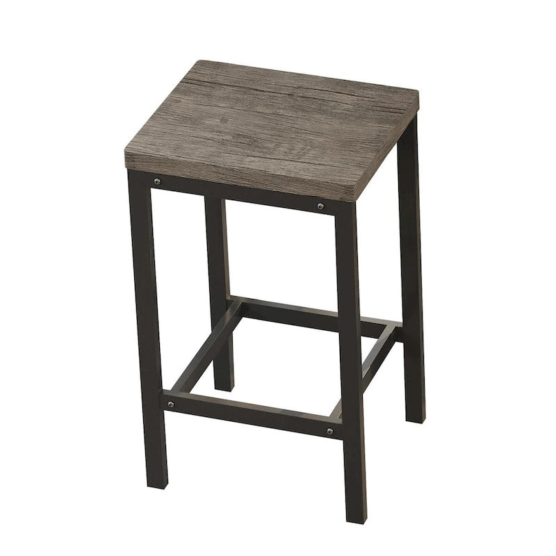 Table de salle à manger de conception moderne, table de pub, ensemble de longue table à manger avec 3 tabourets, assemblage facile