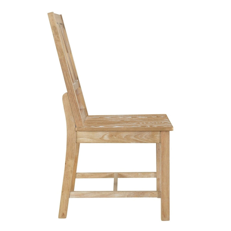Ensemble de salle à manger extensible avec table ronde à tréteaux et 4 chaises de salle à manger