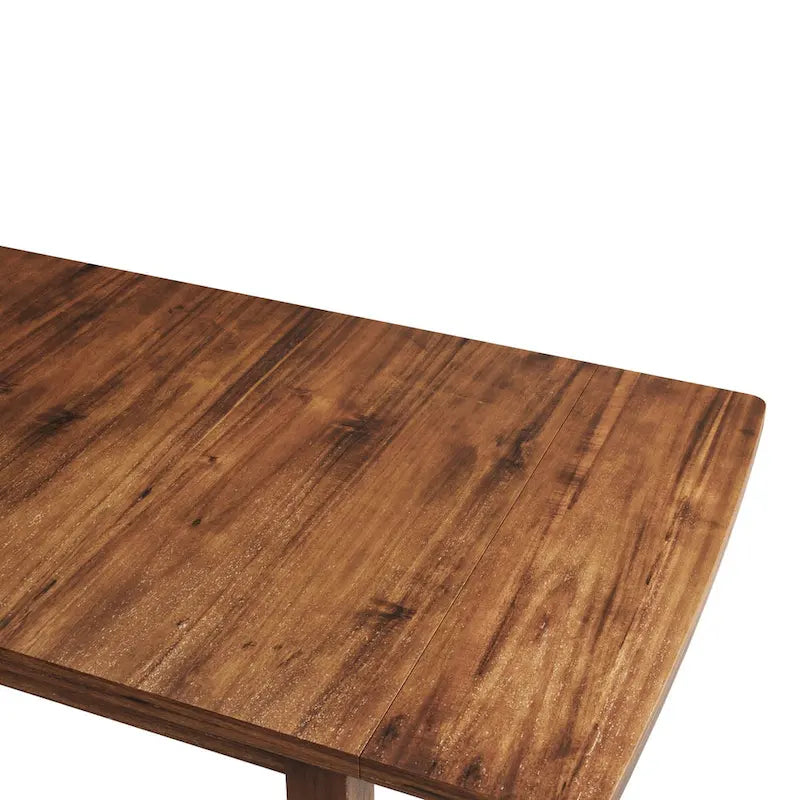 Ensemble de salle à manger 3 pièces avec table à rabats en bois pour coin-repas