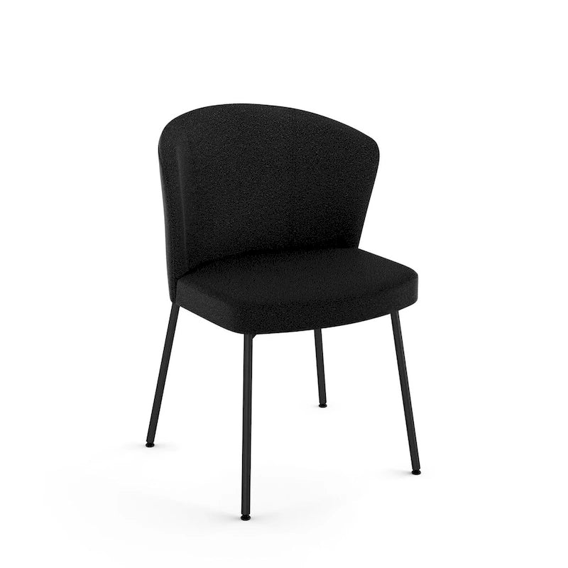 Ensemble de salle à manger 5 pièces Amisco Joelle en bois massif et chaises Camilla