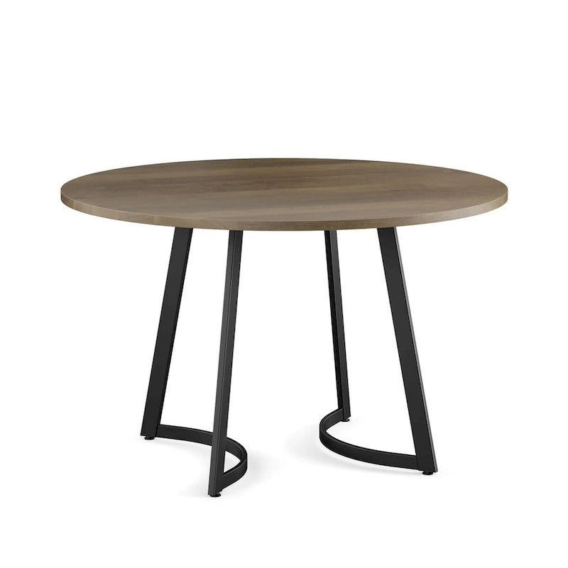 Ensemble de salle à manger 5 pièces Amisco Joelle en bois massif et chaises Camilla