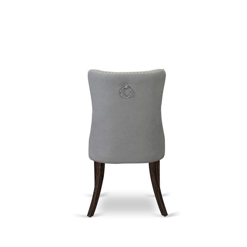 Ensemble de salle à manger East West Furniture composé d'une table rectangulaire en bois et de chaises de style Parson, Jacobean (Options de pièces)