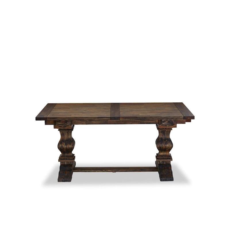 Ensemble de salle à manger East West Furniture composé d'une table rectangulaire en bois et de chaises de style Parson, Jacobean (Options de pièces)
