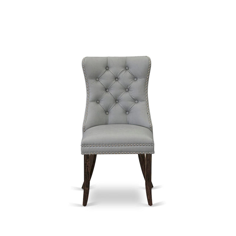 Ensemble de salle à manger East West Furniture composé d'une table rectangulaire en bois et de chaises de style Parson, Jacobean (Options de pièces)