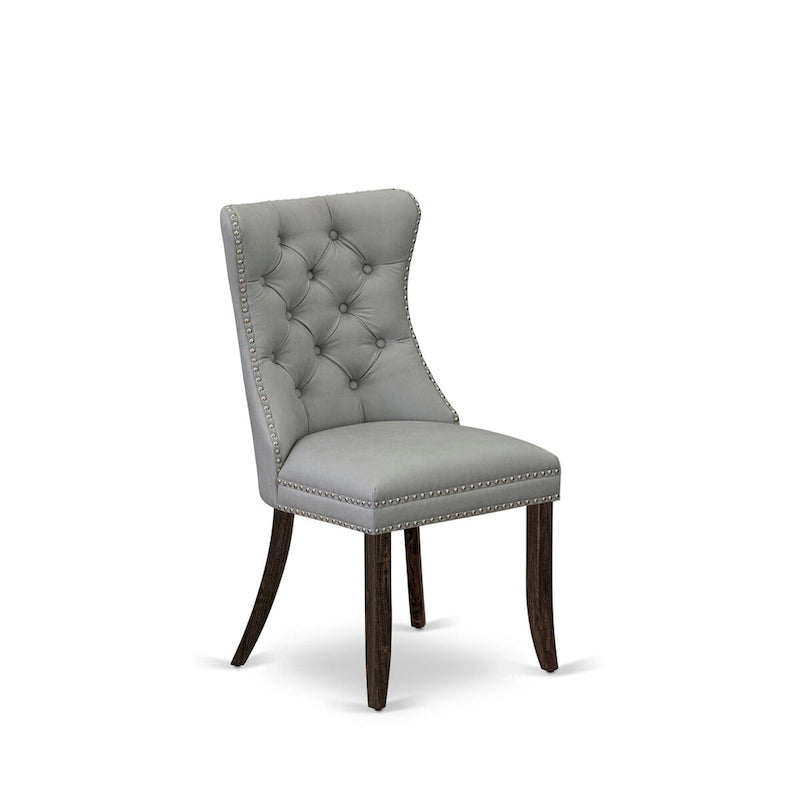 Ensemble de salle à manger East West Furniture composé d'une table rectangulaire en bois et de chaises de style Parson, Jacobean (Options de pièces)