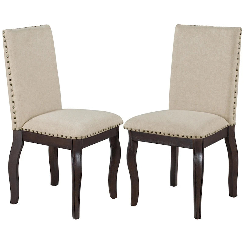 Ensemble de salle à manger 5 pièces avec table à manger ronde extensible et chaises