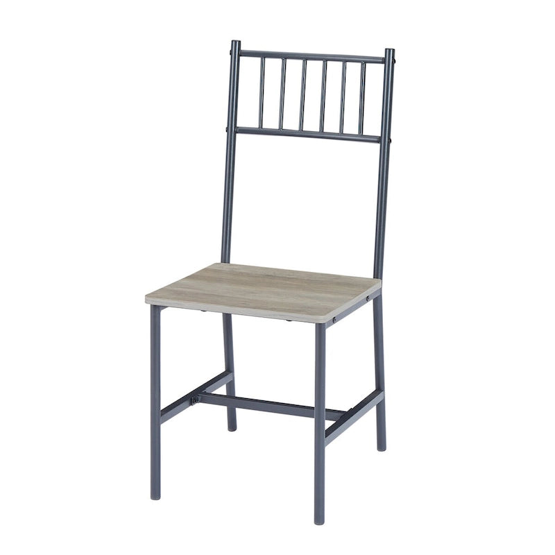 Ensemble de salle à manger 5 pièces, table à manger avec 2 bancs et 2 chaises
