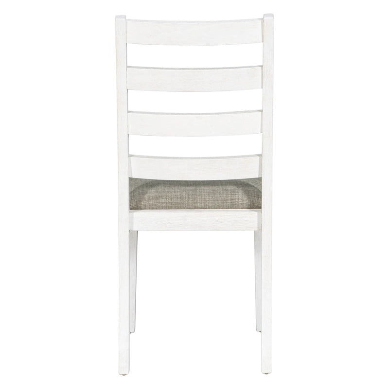 Ensemble de salle à manger rustique 6 pièces avec 4 chaises rembourrées et un banc