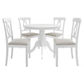 Ensemble de salle à manger en bois 5 pièces CraftPorch Mid-Century