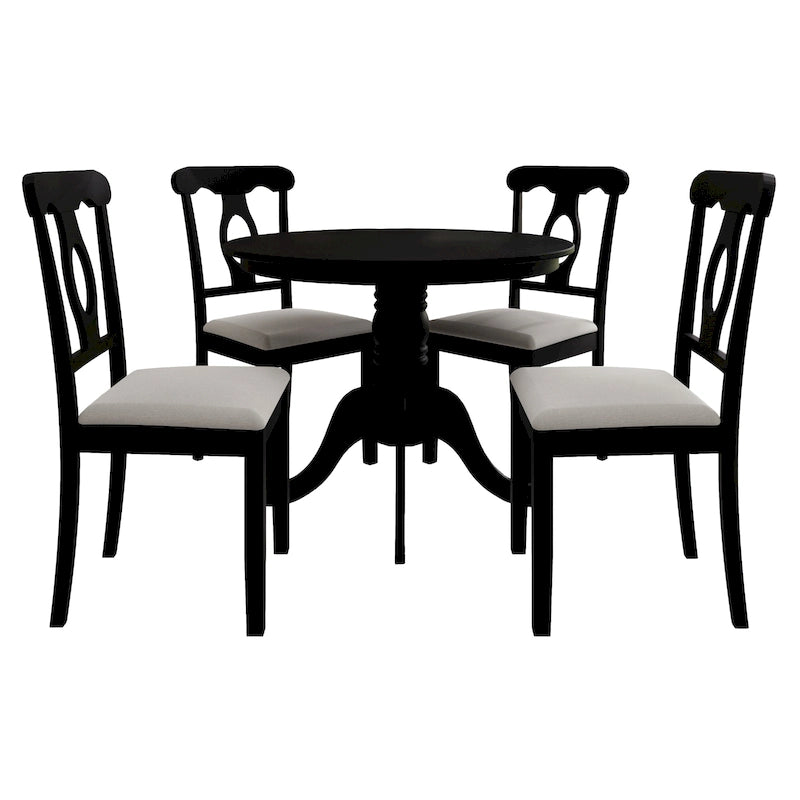 Ensemble de salle à manger en bois 5 pièces CraftPorch Mid-Century