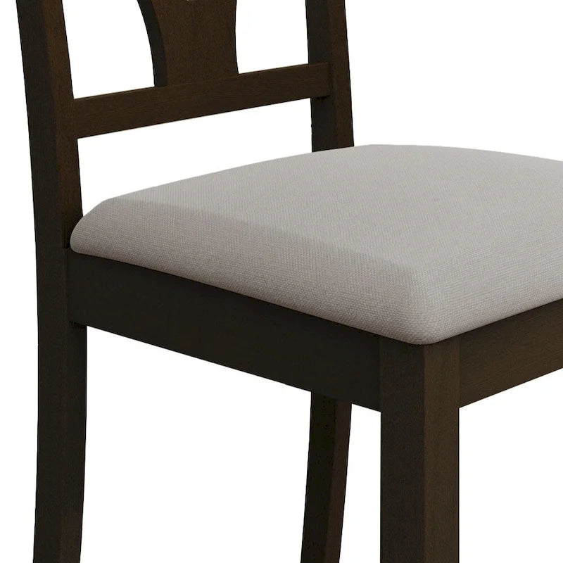 Ensemble de salle à manger en bois 5 pièces CraftPorch Mid-Century
