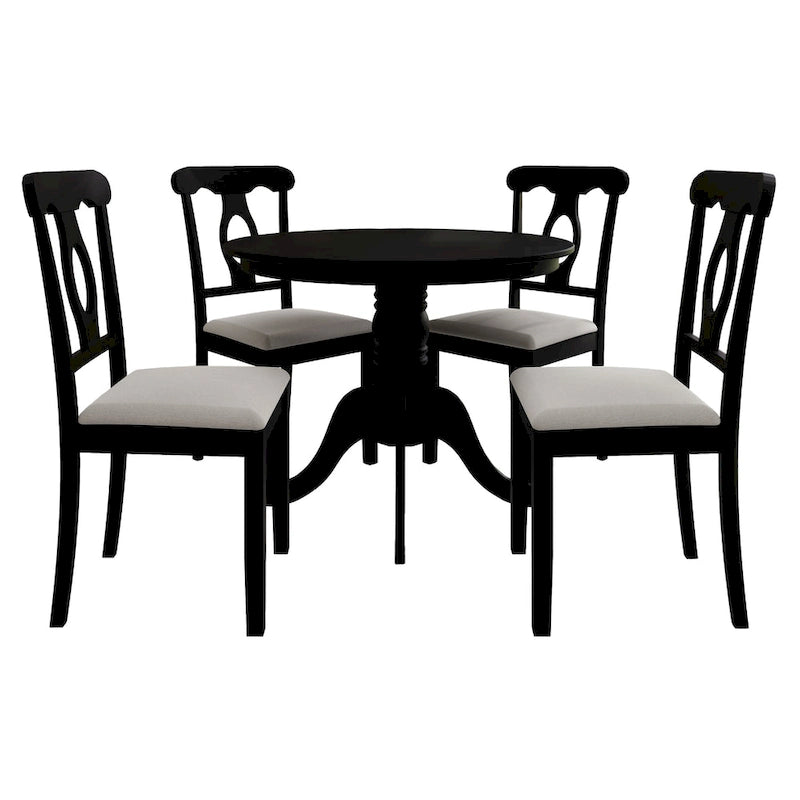 Ensemble de salle à manger en bois 5 pièces CraftPorch Mid-Century