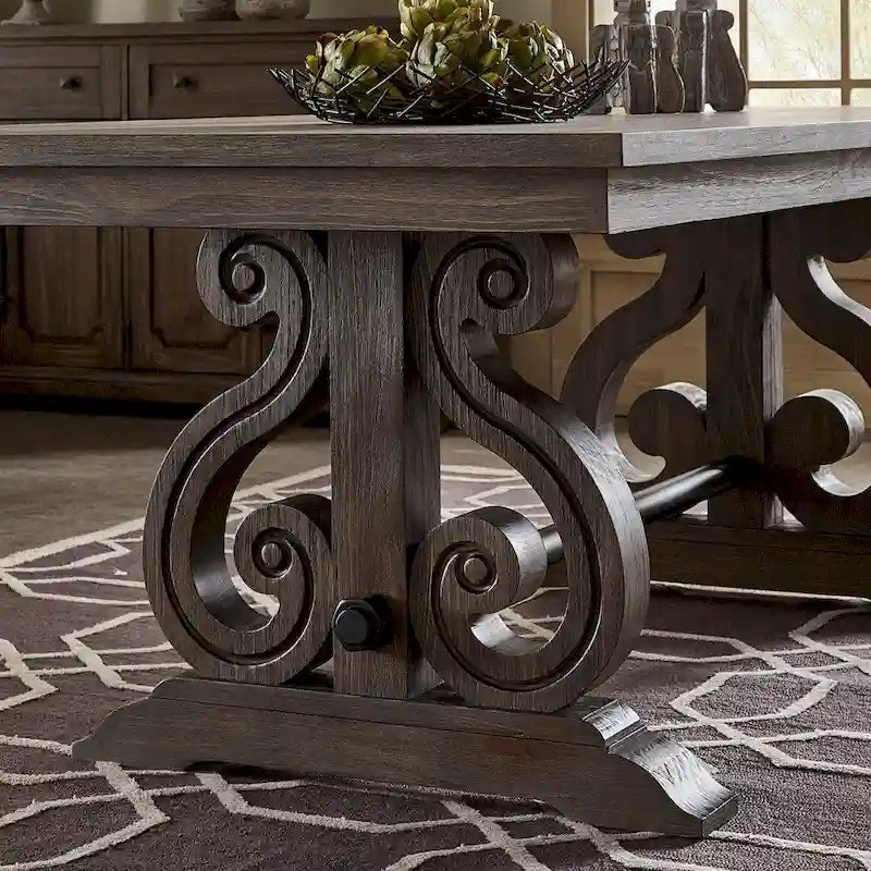 Table à manger extensible ou ensemble de salle à manger Rowyn Wood par iNSPIRE Q Artisan