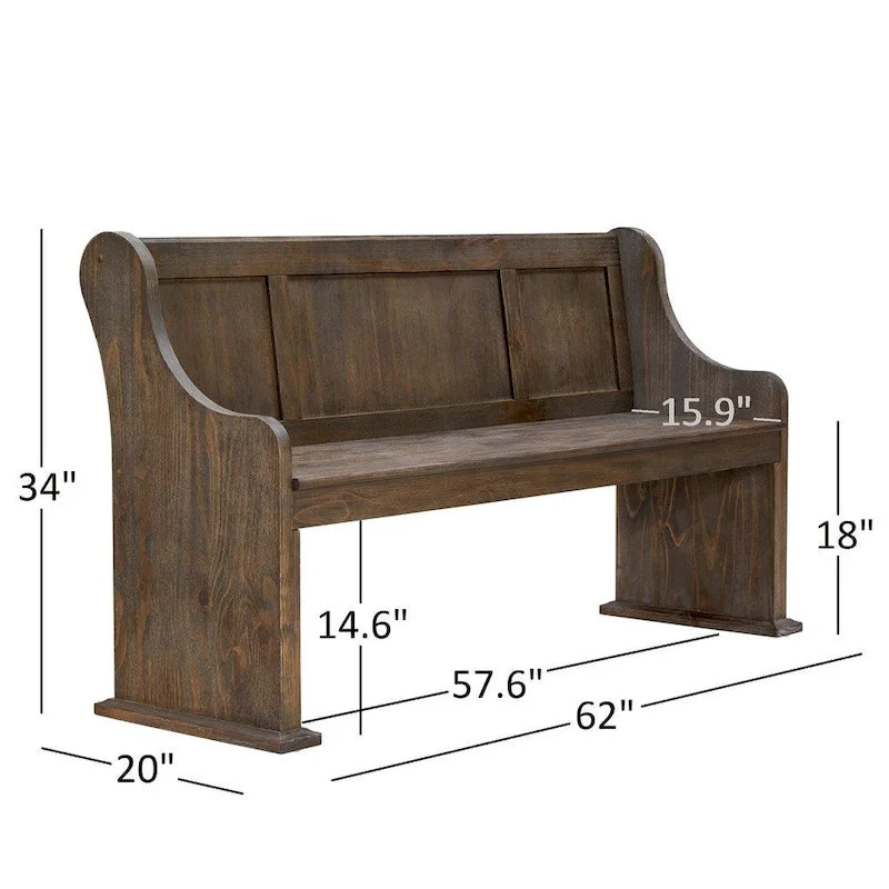 Table à manger extensible ou ensemble de salle à manger Rowyn Wood par iNSPIRE Q Artisan