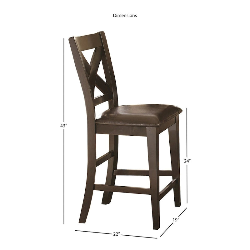 Ensemble de salle à manger hauteur comptoir Copley avec rallonge auto-entreposable par Greyson Living