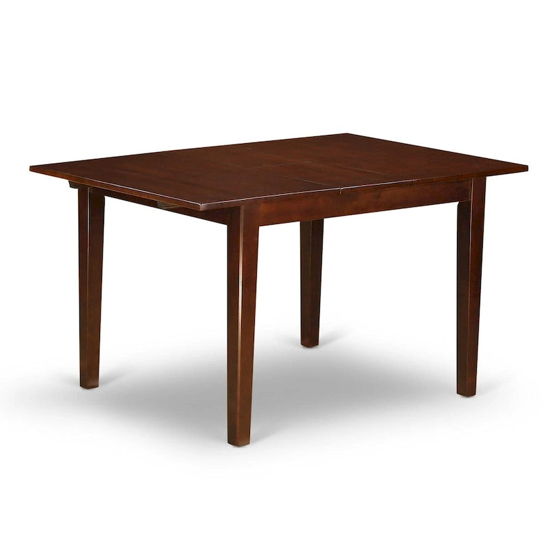 Ensemble de salle à manger East West Furniture comprenant une table à manger rectangulaire et des chaises de salle à manger avec un banc (options de type d'assise de chaise)