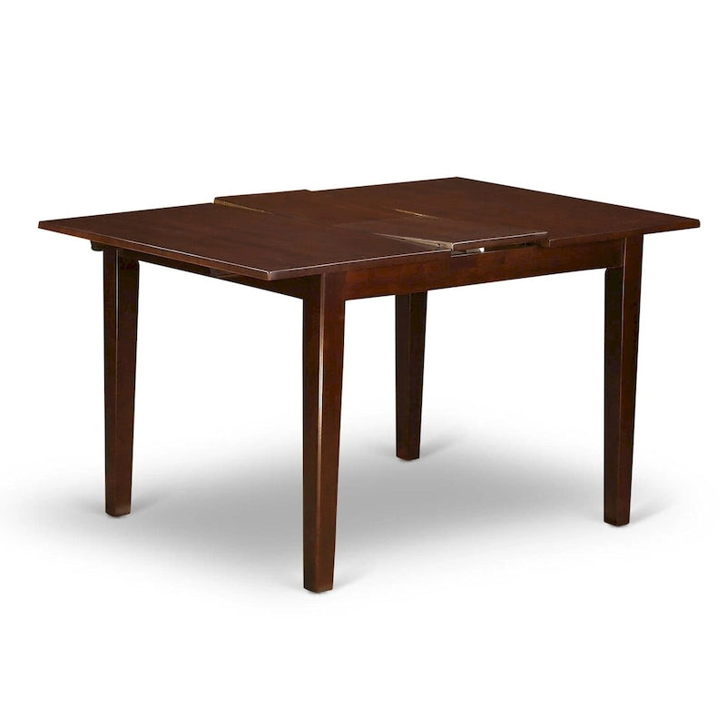 Ensemble de salle à manger East West Furniture comprenant une table à manger rectangulaire et des chaises de salle à manger avec un banc (options de type d'assise de chaise)