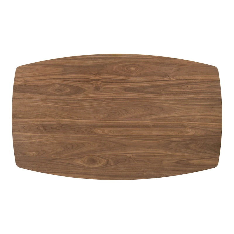 Ensemble de salle à manger Shaw mi-siècle 5 pièces en bois de noyer et à hauteur de comptoir avec 4 chaises de Furniture of America