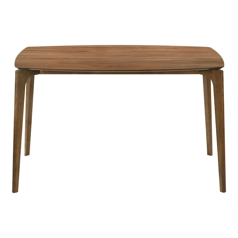 Ensemble de salle à manger Shaw mi-siècle 5 pièces en bois de noyer et à hauteur de comptoir avec 4 chaises de Furniture of America