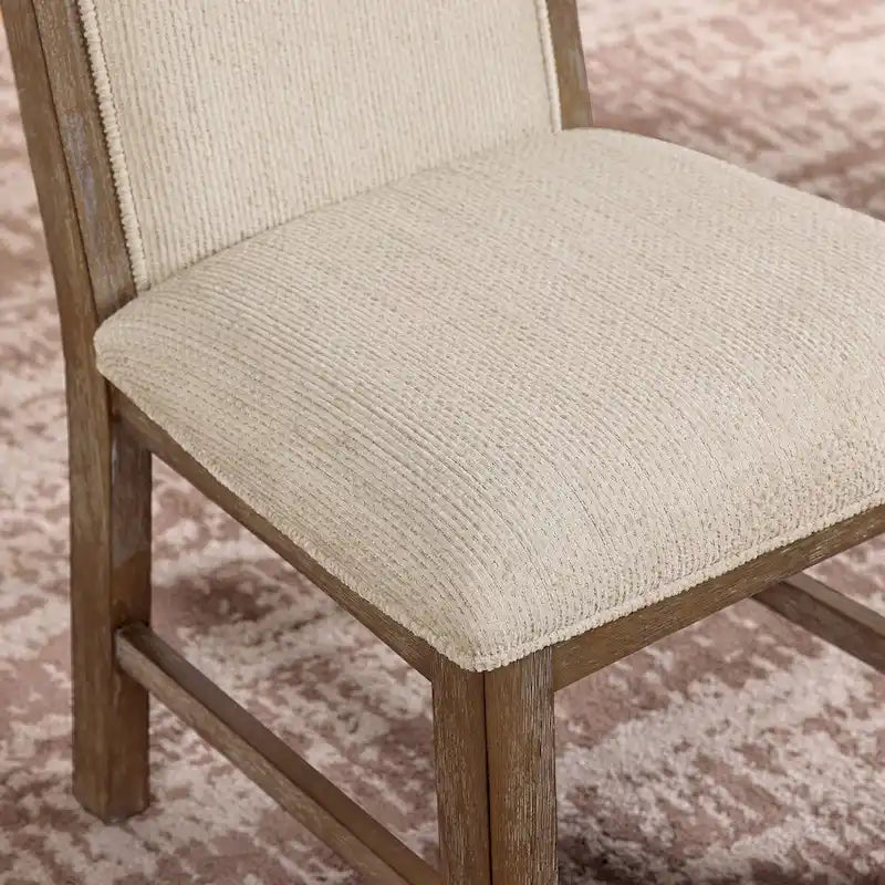 Meuble de salle à manger extensible 7 pièces Agio de Furniture of America, brun, style transitionnel