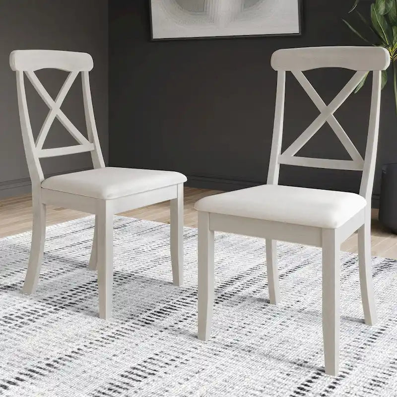 Ensemble de salle à manger en bois de 5 pièces de style campagnard CraftPorch