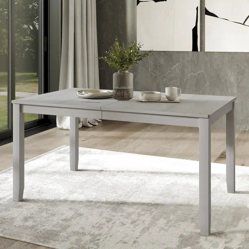 Ensemble de salle à manger en bois de 5 pièces de style campagnard CraftPorch