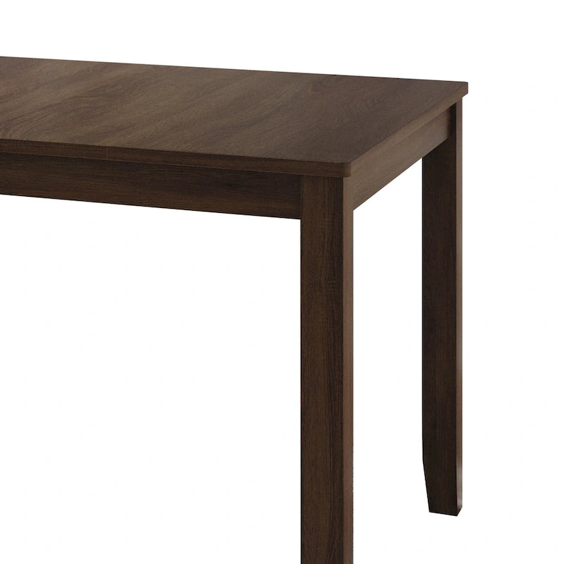 Ensemble de salle à manger en bois de 5 pièces de style campagnard CraftPorch