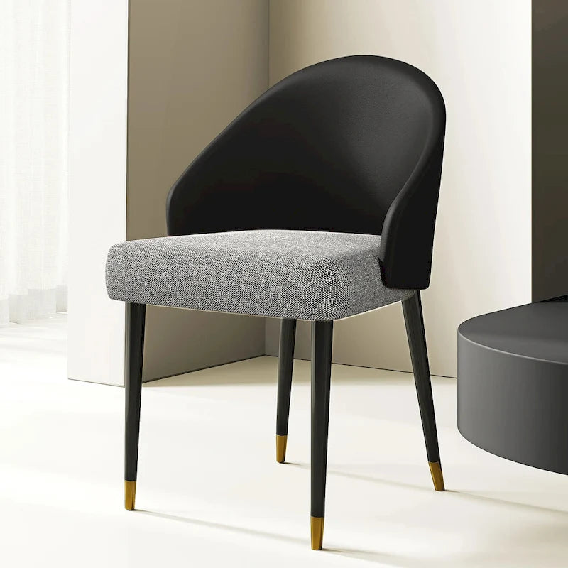 Ensemble de salle à manger rectangulaire extensible en pierre frittée à pieds croisés de 9 pièces avec 8 chaises pour la maison ou la villa