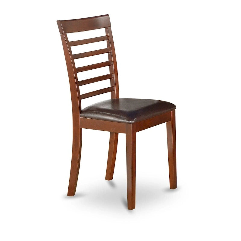 Ensemble de salle à manger East West Furniture comprenant une table à manger rectangulaire avec rallonge papillon et des chaises de salle à manger (options de type d'assise)