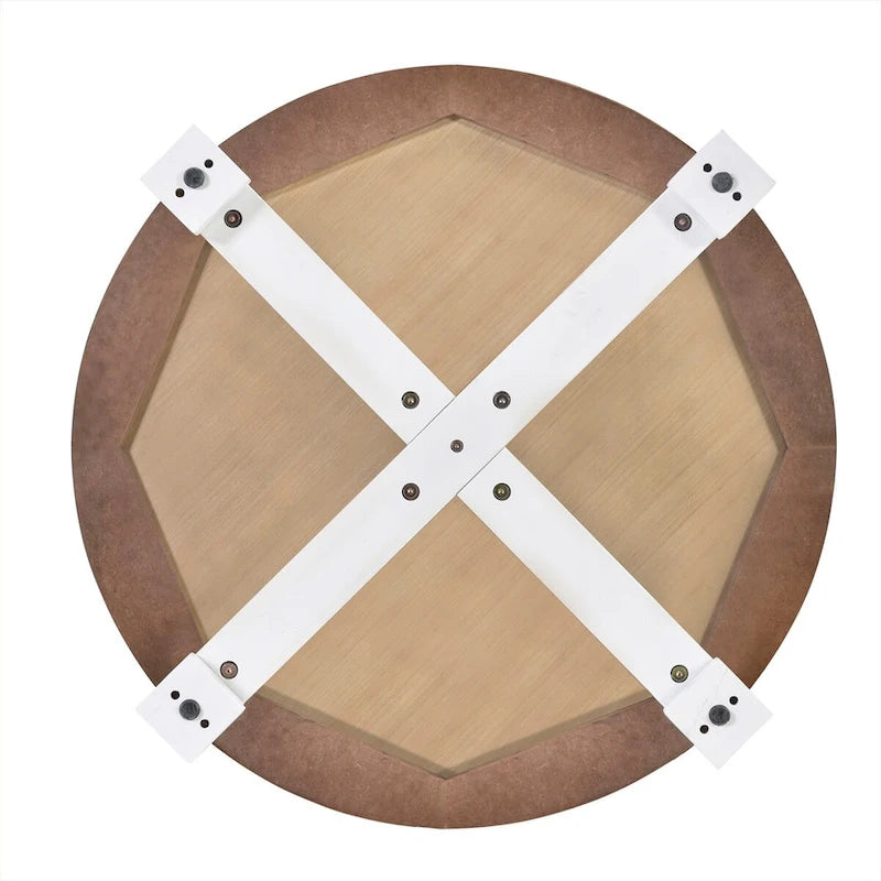 Ensemble de salle à manger 5 pièces en bois rustique hauteur comptoir