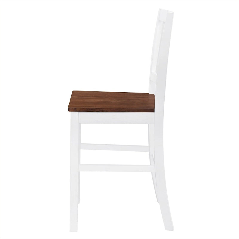 Ensemble de salle à manger 5 pièces en bois rustique hauteur comptoir