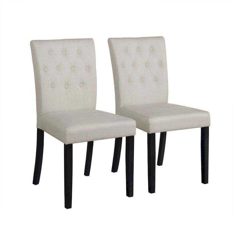 CraftPorch Glam, chaise de salle à manger en bois, 7 pièces