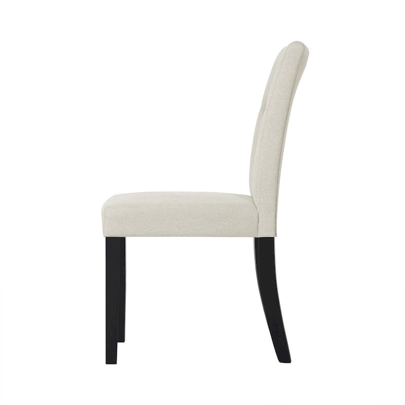 CraftPorch Glam, chaise de salle à manger en bois, 7 pièces
