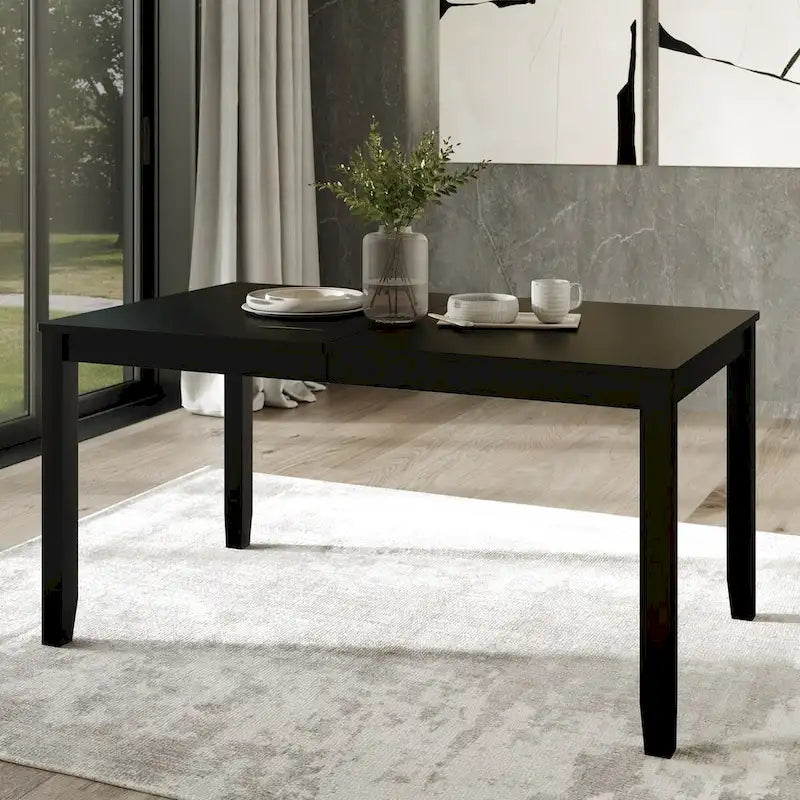 CraftPorch Glam, chaise de salle à manger en bois, 7 pièces