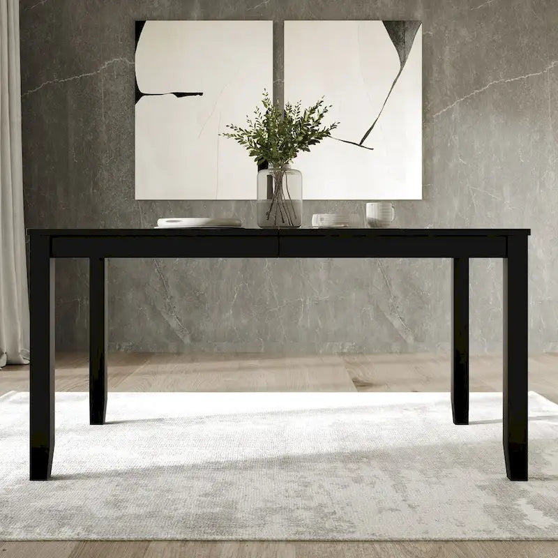 CraftPorch Glam, chaise de salle à manger en bois, 7 pièces