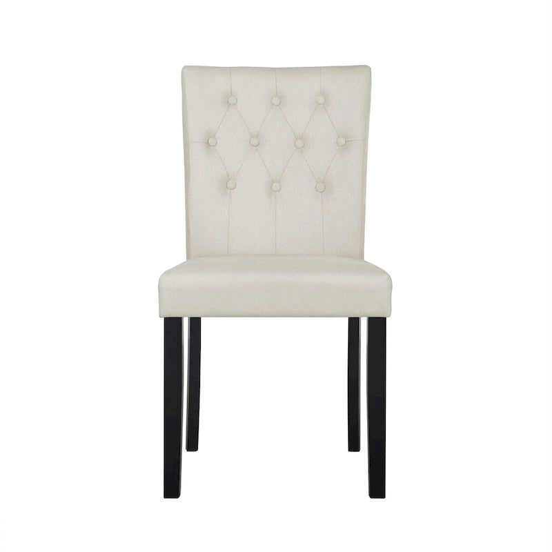 CraftPorch Glam, chaise de salle à manger en bois, 7 pièces
