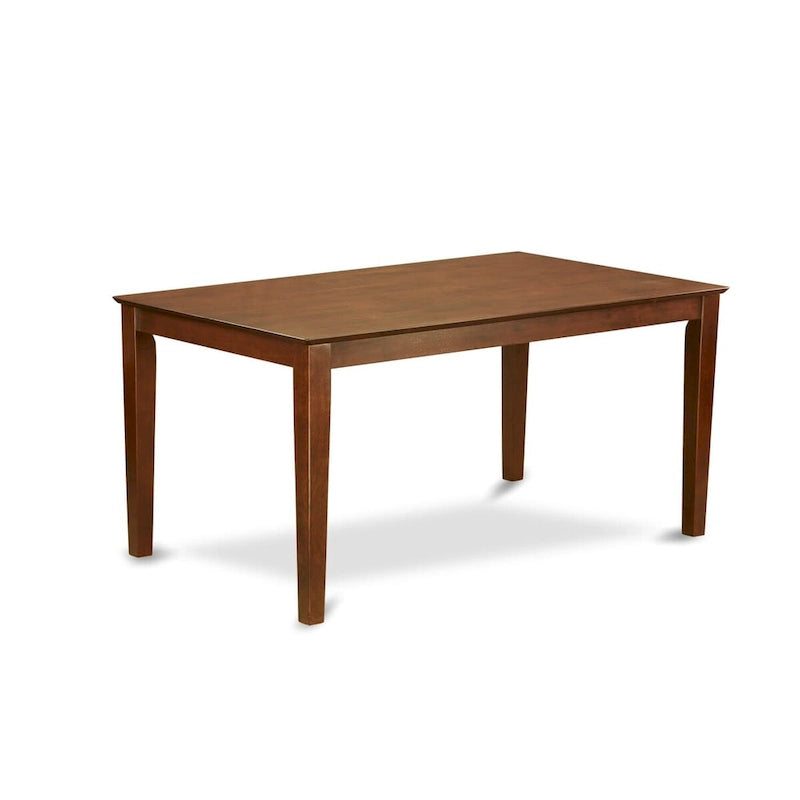 East West Furniture Ensemble de salle à manger - une table de cuisine rectangulaire et des chaises de dînette - Acajou (Options de pièces)