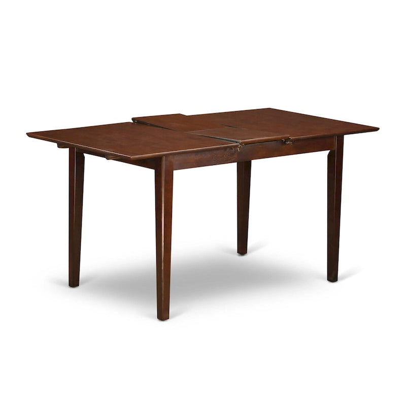 Ensemble de salle à manger East West Furniture – une table de cuisine et des chaises de salle à manger de cuisine, Acajou (options de pièces)