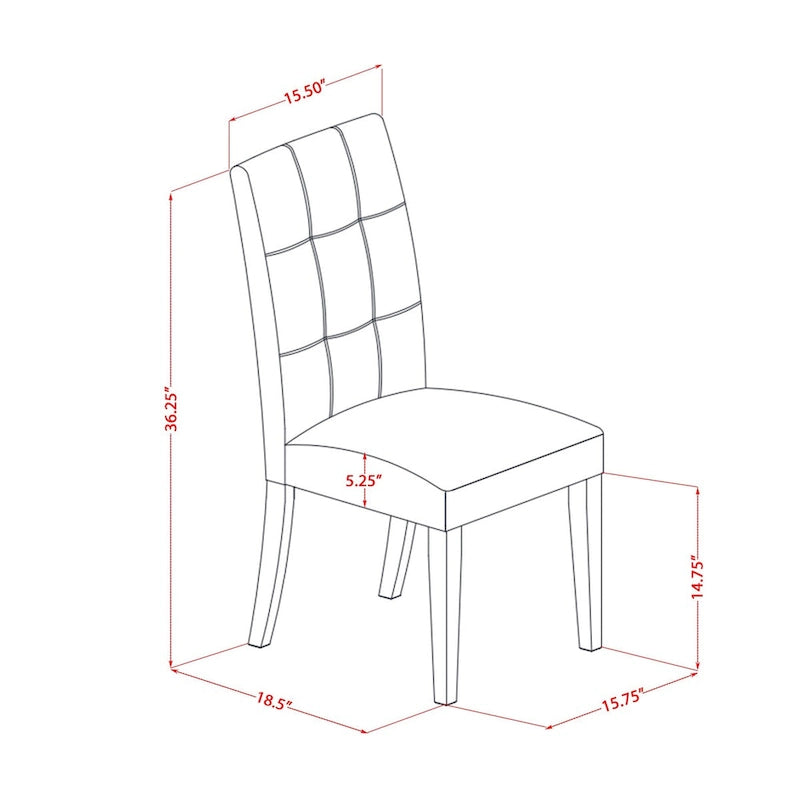 Ensemble de salle à manger East West Furniture comprenant une table à manger ronde et des chaises, blanc lin (options de pièces)