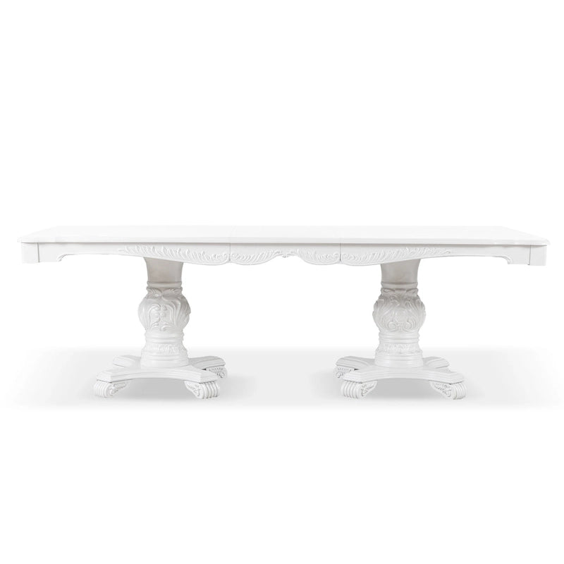 Ensemble de salle à manger 7 pièces extensible en bois massif traditionnel Eugene de Furniture of America
