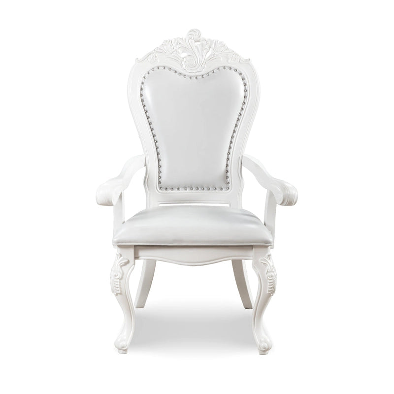 Ensemble de salle à manger 7 pièces extensible en bois massif traditionnel Eugene de Furniture of America
