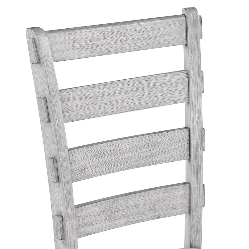 Ensemble de salle à manger minimaliste 6 pièces en chêne de 60" (1 table de salle à manger + 4 chaises rembourrées + 1 banc)
