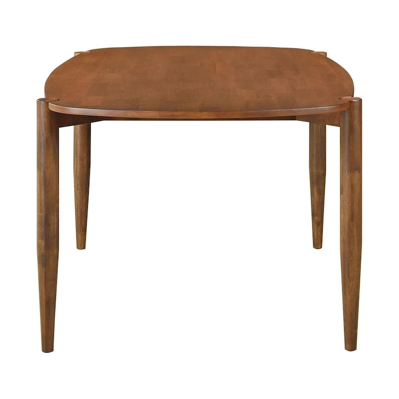 Ensemble de salle à manger 5 pièces en bois massif Whisten Walnut